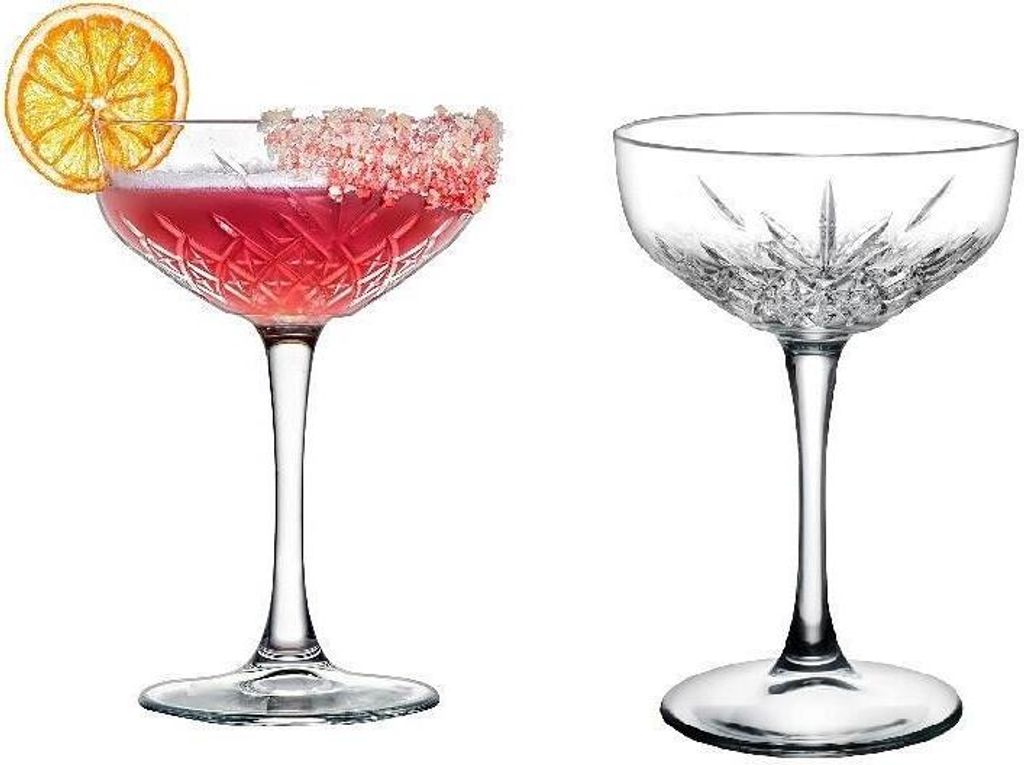 Pasabahce Timeless Sekt/Cocktailschale 2er Set