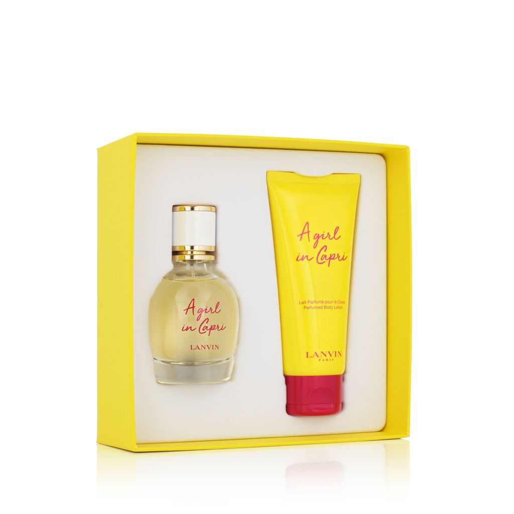 Lanvin A Girl In Capri Giftset Edt Spray 50ml/Body Lotion 100ml 150 ml