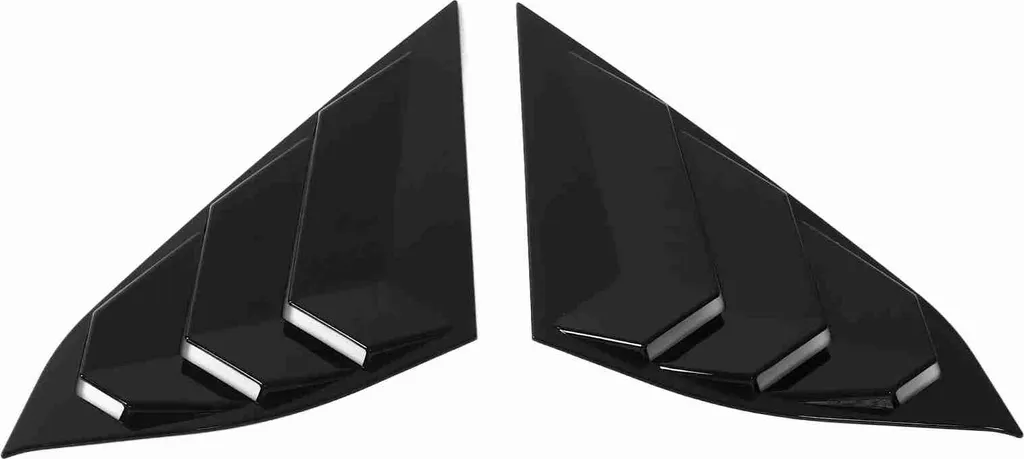 Stores à lamelles noir brillant pour vitres Accord 2018-2021 (2 pcs)