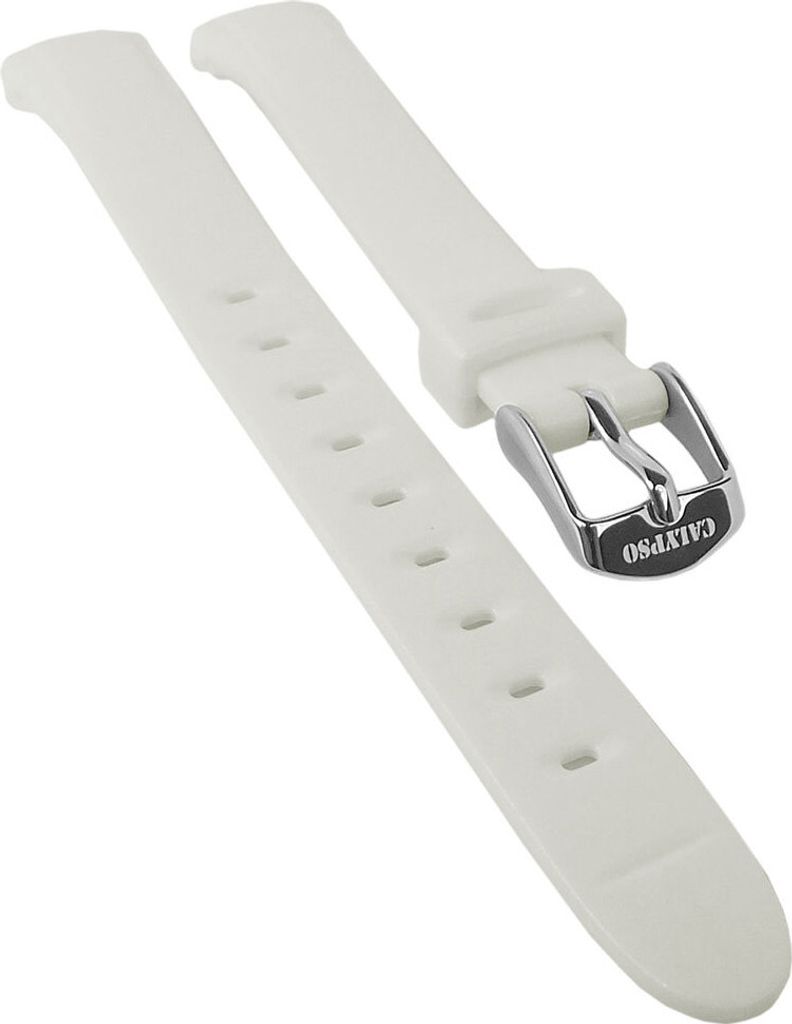 Calypso | Uhrenarmband weiß aus Kunststoff Spezial Anstoß | K5749/1