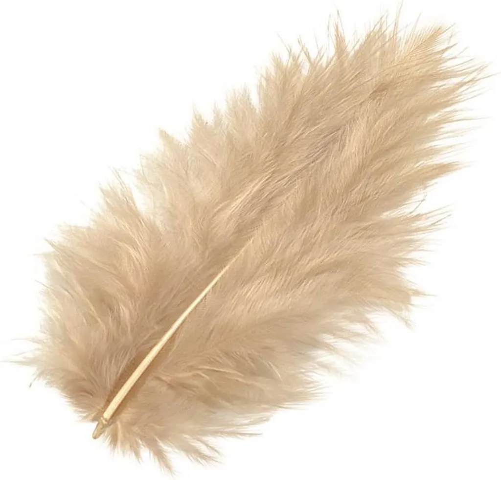 Plumes de Marabout Saumon 10cm : Finition Parfaite pour vos Projets
