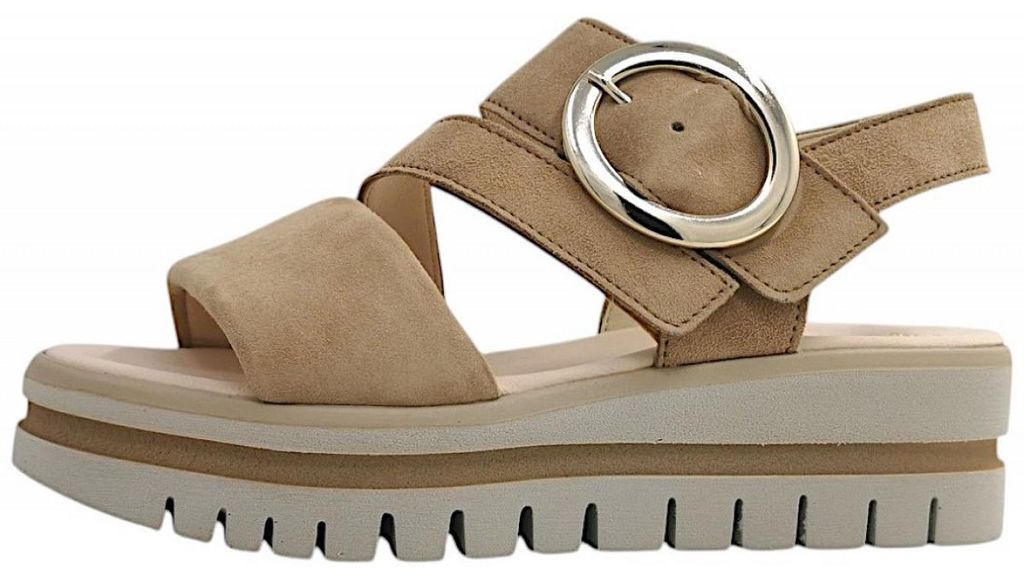 Sandali da donna Gabor, color beige chiaro, adatti al tempo Immagine del prodotto 