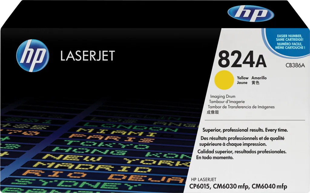 HP 824A Giallo CB386A: Il Segreto per Stampe Professionali Vibranti