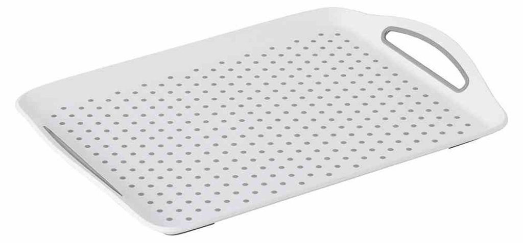 KESPER Plateau de service, "Antidérapant", blanc 45,5 x 32 Image du produit 