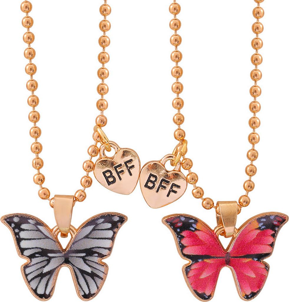 INF Beste Freunde Halsketten 2er-Pack Mehrfarbig