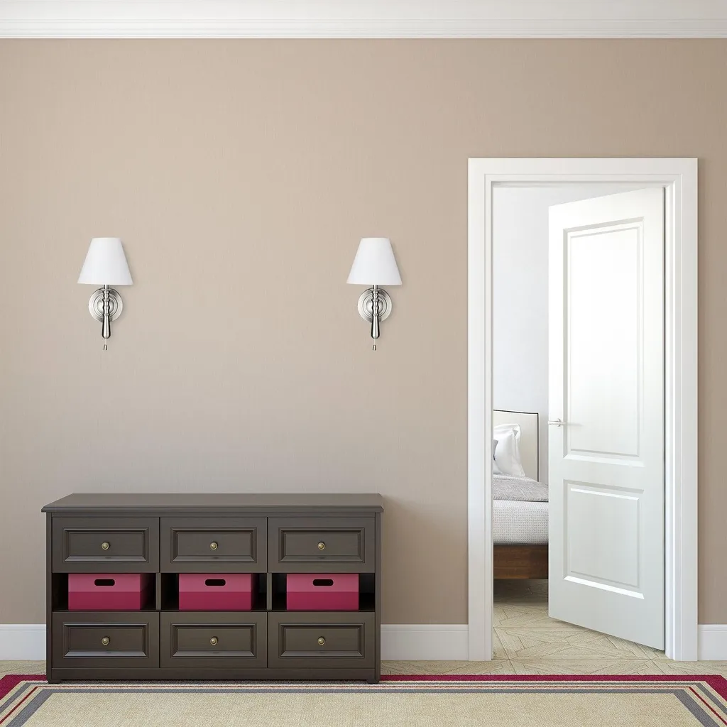Lampade da Parete con Paralume in Stoffa | Set da 2 Atmosfera Casa