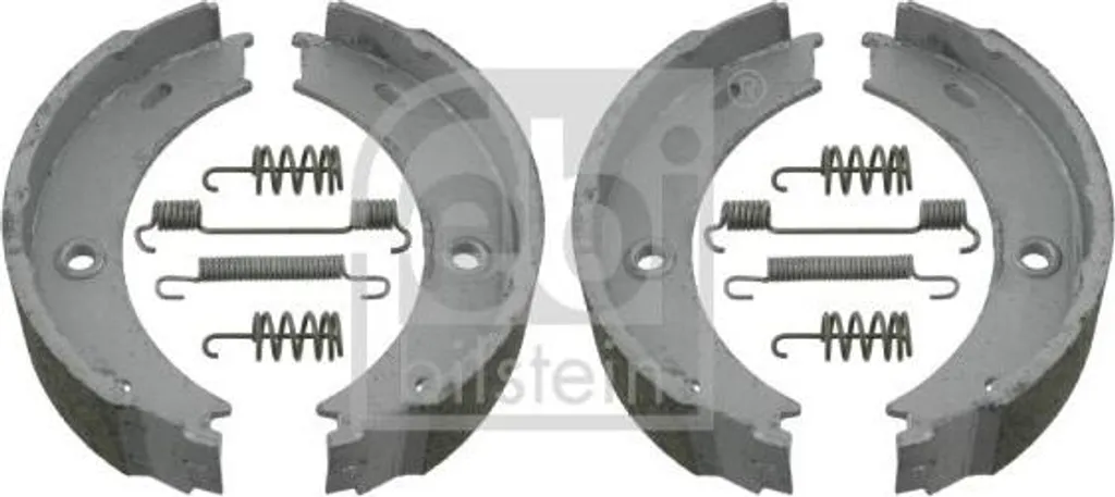 FEBI BILSTEIN 23191 Set ganasce freno, freno di stazionamento OE 05103793AA compatibile con Sprinter, Vario