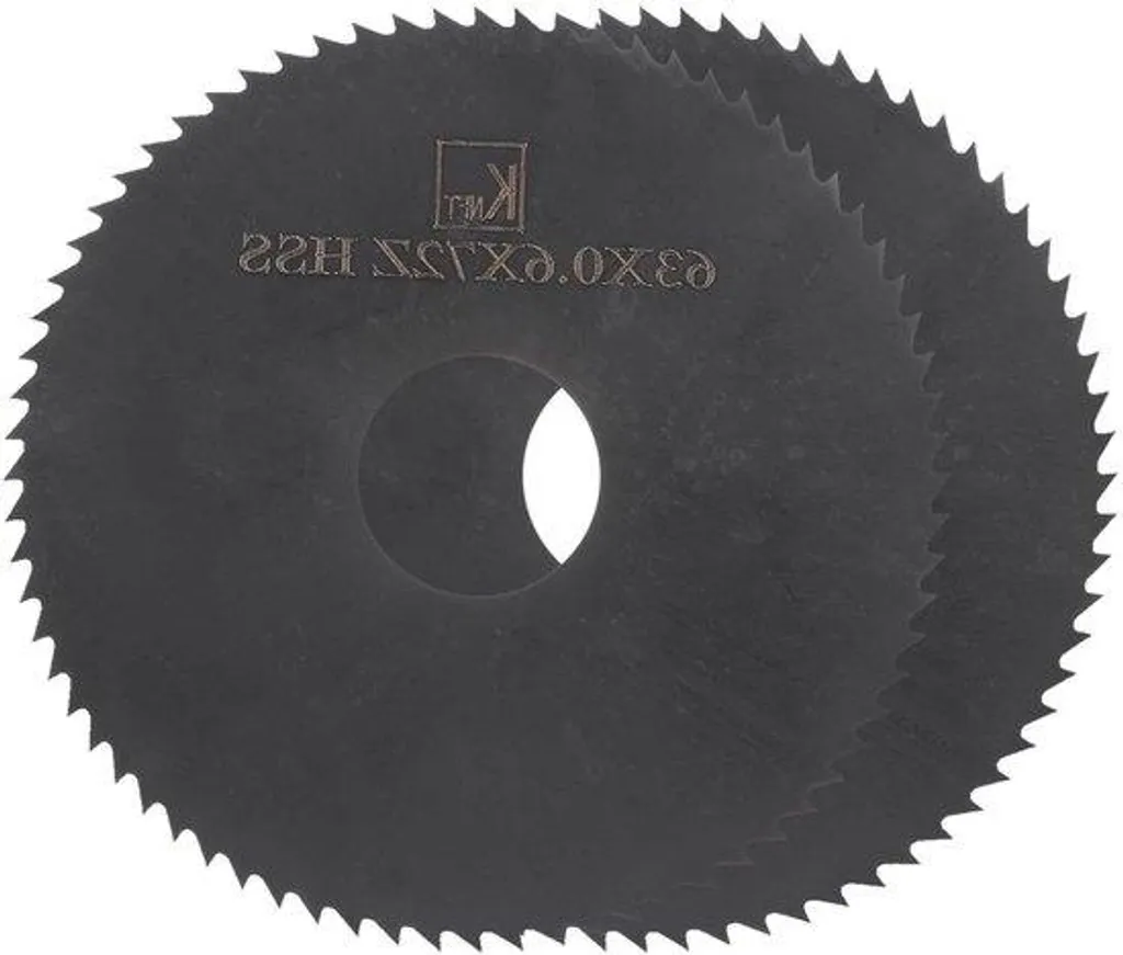 Disque de coupe circulaire 63mm pour aluminium bois et métaux 72 dents
