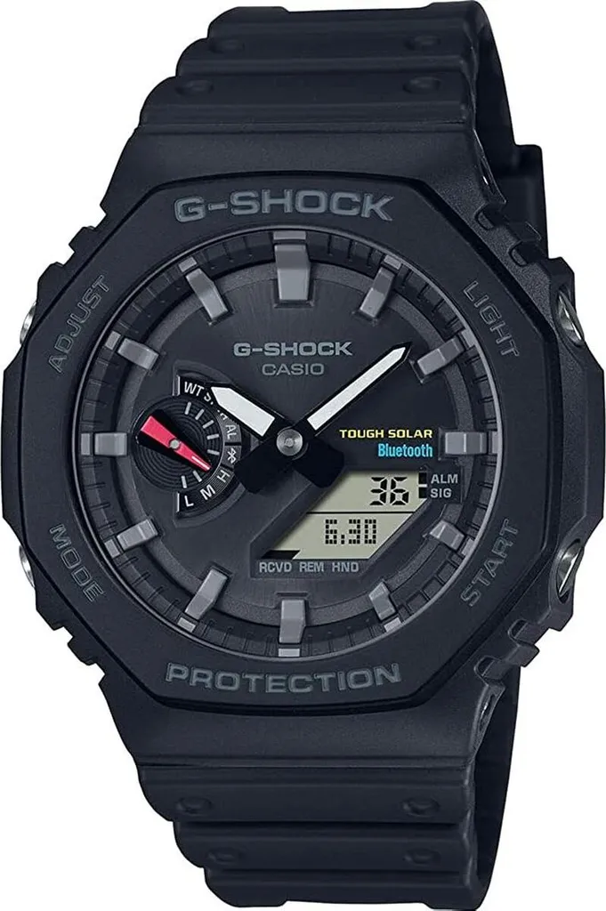 Montre Connectée Homme Casio G-Shock GA-B2100-1AER Style Octogonal
