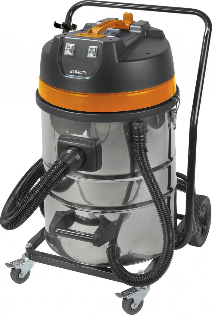 Aspirateur eau et poussière pour garage et atelier Eurom 70L Force 2070