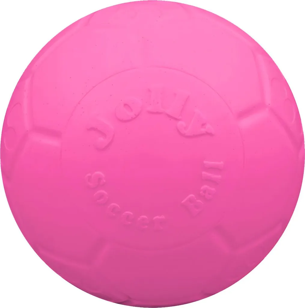 Jolly Football rose pour chien L - Le ballon résistant qui ne crève pas