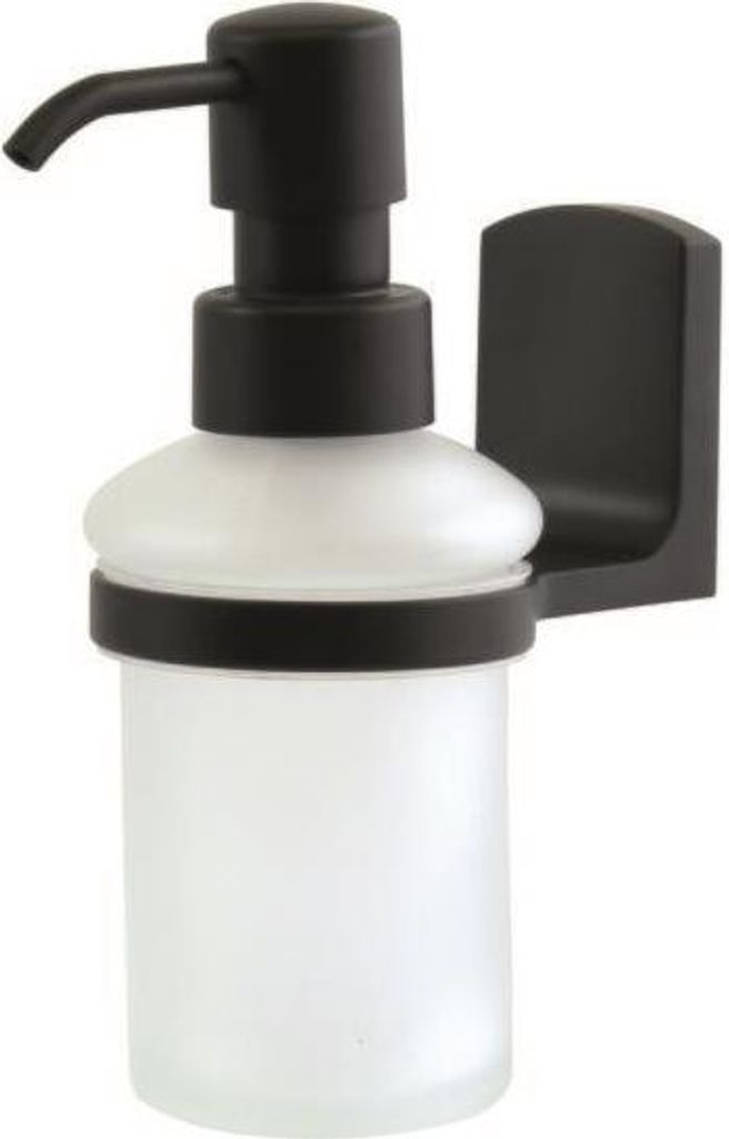 distributore di sapone spirella Taku | robusto vetro opaco Immagine del prodotto 