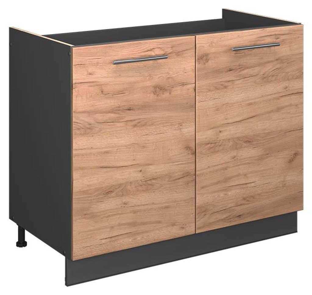 Spülenunterschrank Vicco Fame-Line Goldkraft Produktbild 
