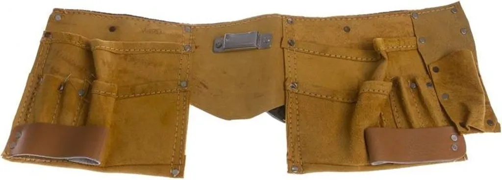 Ceinture porte-outils en cuir Okko ajustable pour charpentier et pro