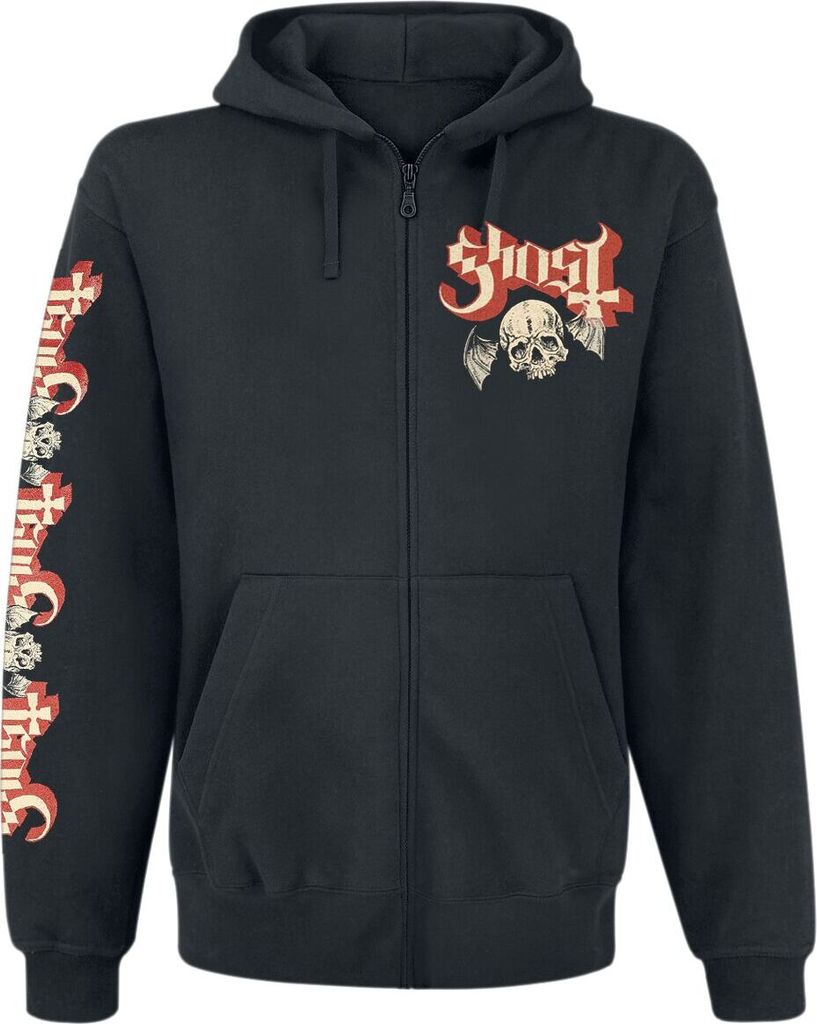 Ghost Kapuzenjacke Herren Distressed Papa Skull schwarz XL