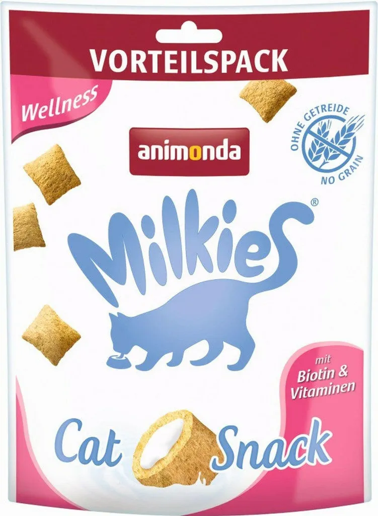 Croquettes chat d'appartement Animonda Milkies Bien-être 6x120g