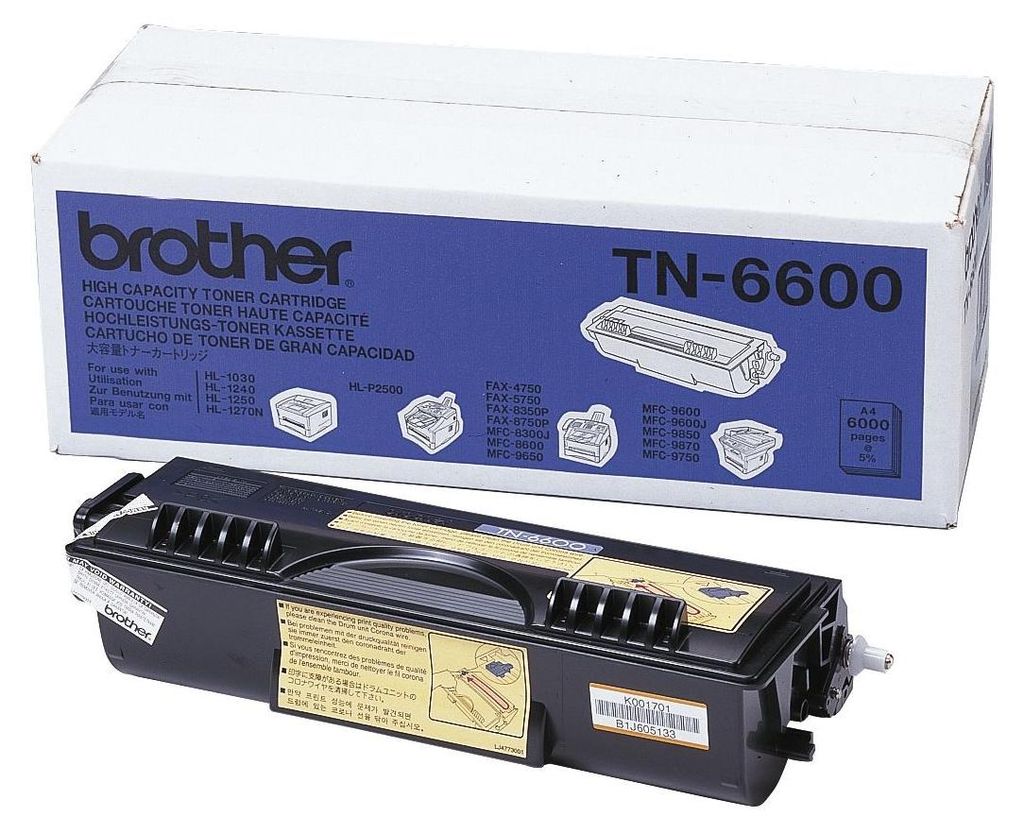 Brother TN-6600 - Nero - originale - Cartuccia di toner Immagine del prodotto 
