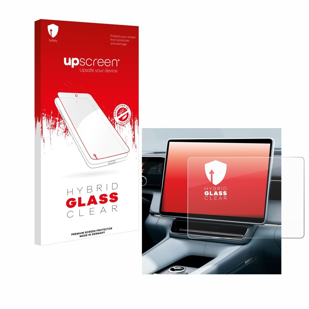 upscreen Schutzglas für Polestar 4 2025 Schutzfolie Panzer Folie Glas Display Schutz klar
