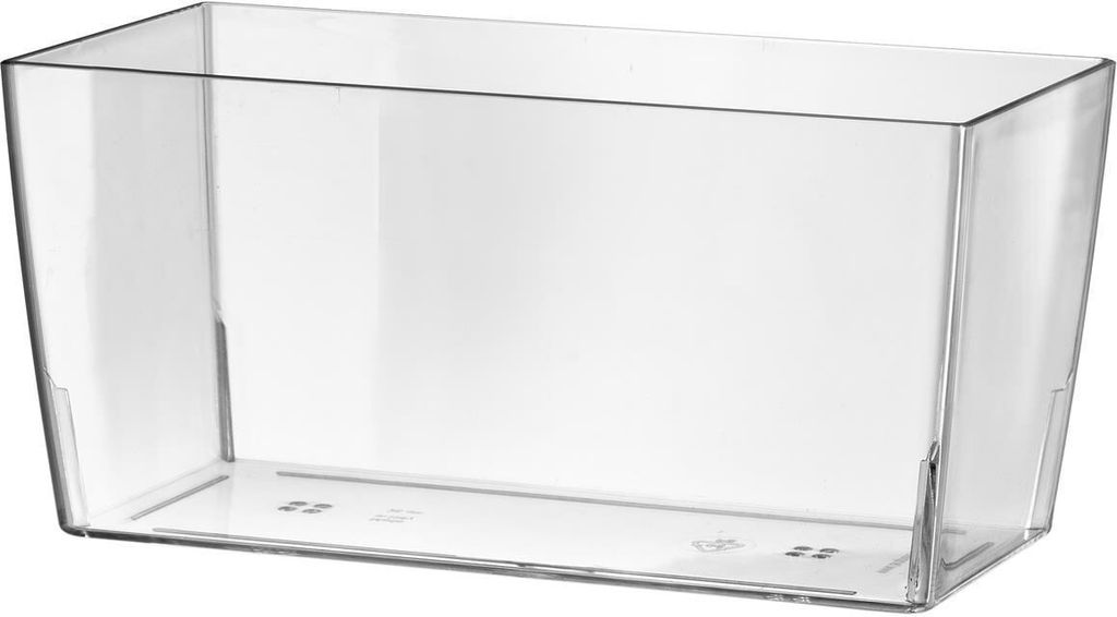 tera Blumenkasten "Coimbra 30" transparent Produktbild 1