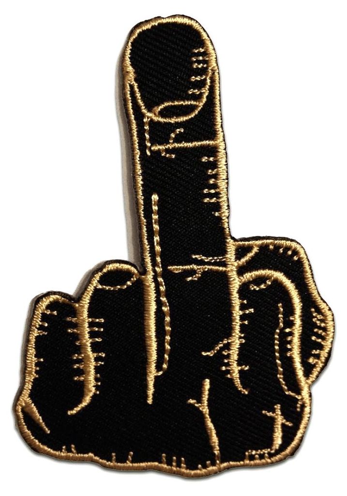 Fuck Finger - Záplata, nažehľovačka, nažehľovací obrázok, Obrázok produktu 