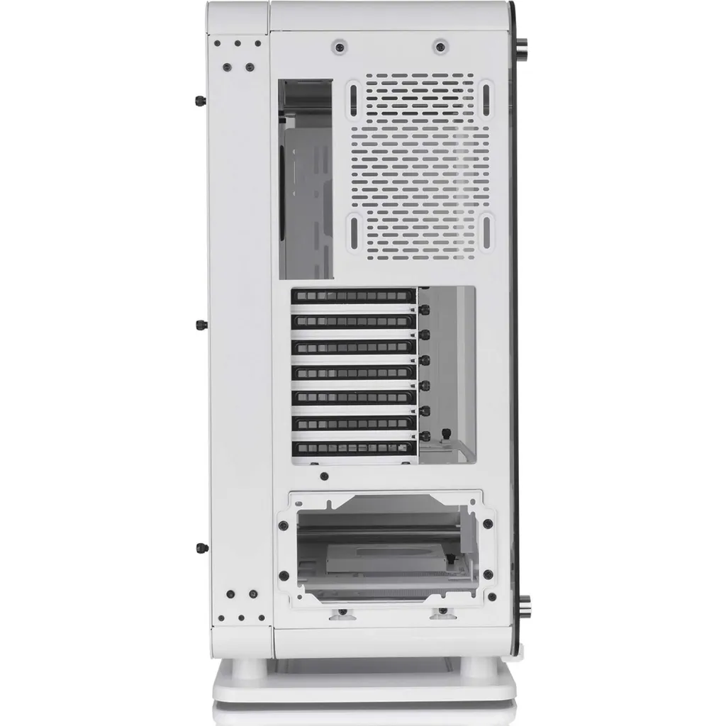 Thermaltake Core P6 TG Snow White : Boîtier PC ATX Blanc Modulable