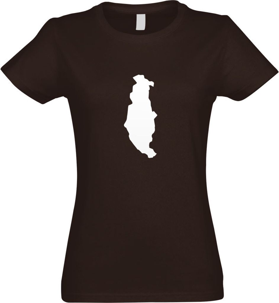 Kiwistar - T-Shirt tailliert - Damen - Chocolate - Golanhöhen - Ramat haGolan - mit Motiv Bedruckt - Funshirt Design - Sport - Freizeit - Damen - L