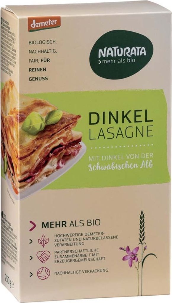 Dinkel - Lasagne hell 250g Immagine del prodotto 
