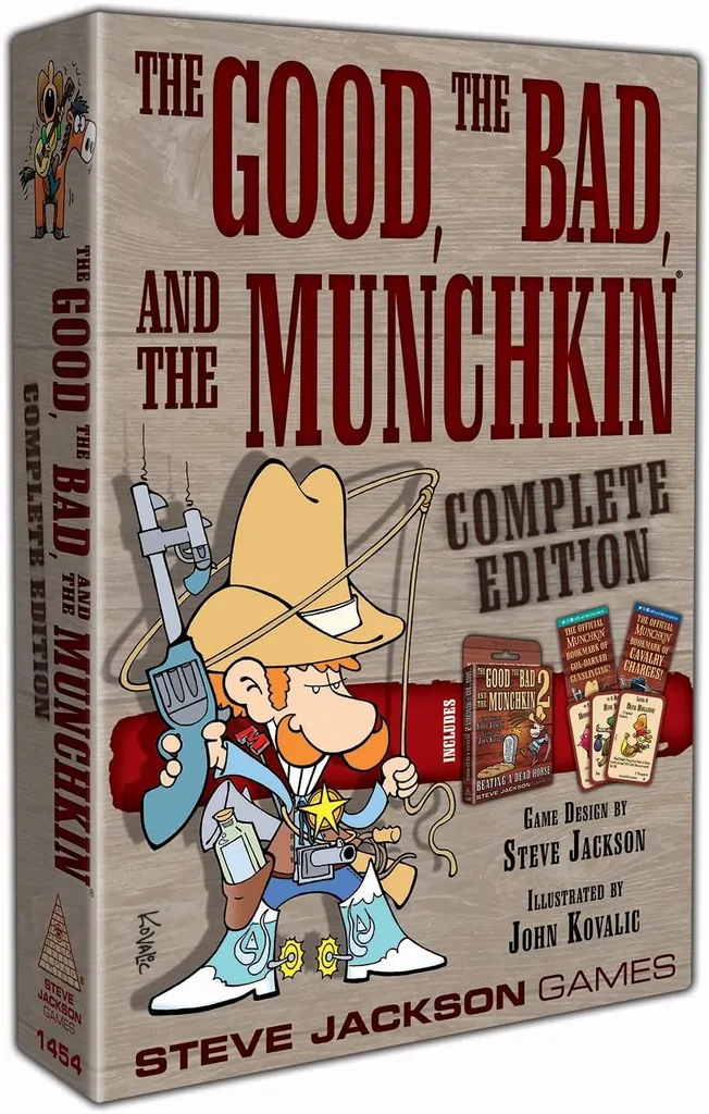 Jeu Munchkin Western Complete Edition idéal pour Soirées Jeux et Amis