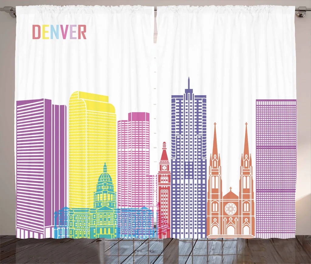 Tenda Soggiorno ABAKUHAUS Denver Rustica - 280 x 245 cm Multicolore