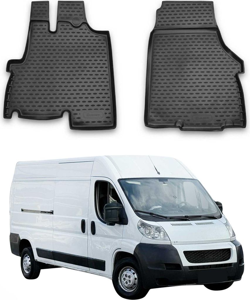 2006-2025 Citroen Jumper Fußmatten TPE Schwarz 2 tlg Produktbild 