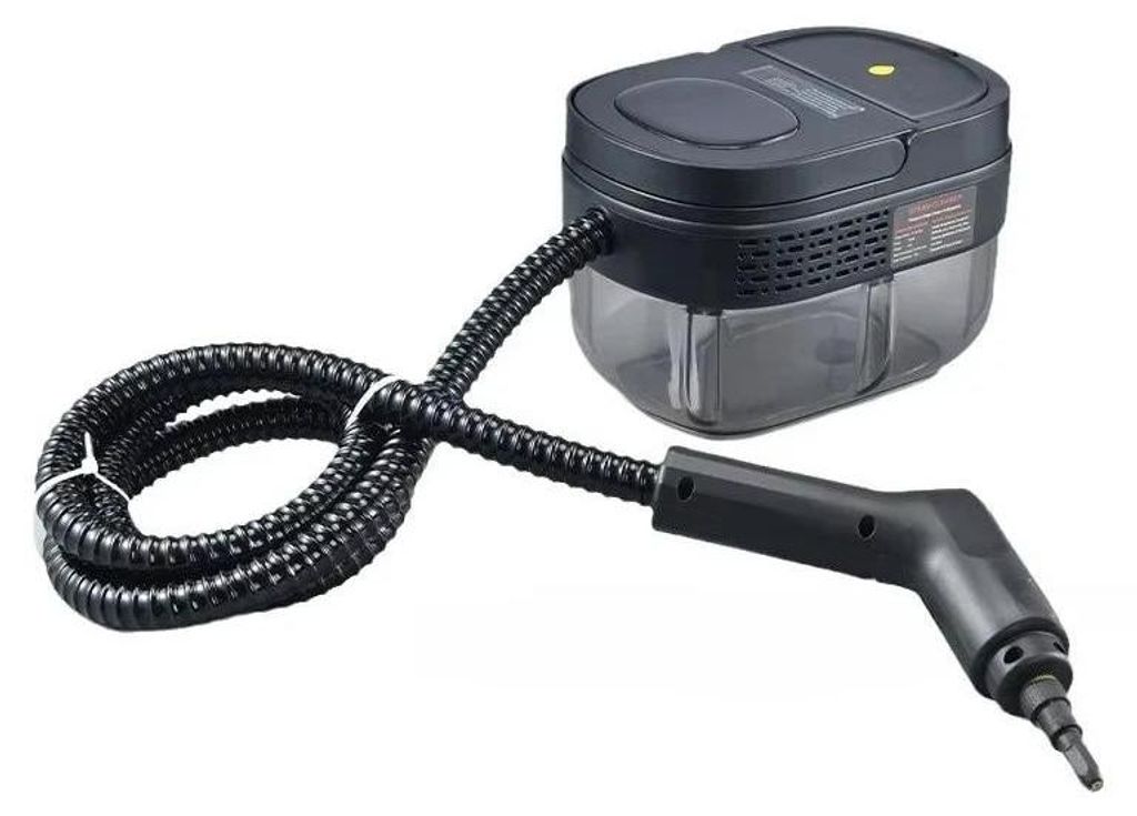 Tragbarer Dampfreiniger - Dampfgerät - Hohe Temperatur - 3 bar Druck - 1,6 l Wassertank - <800 W - EU-Stecker 220 V - Schwarz