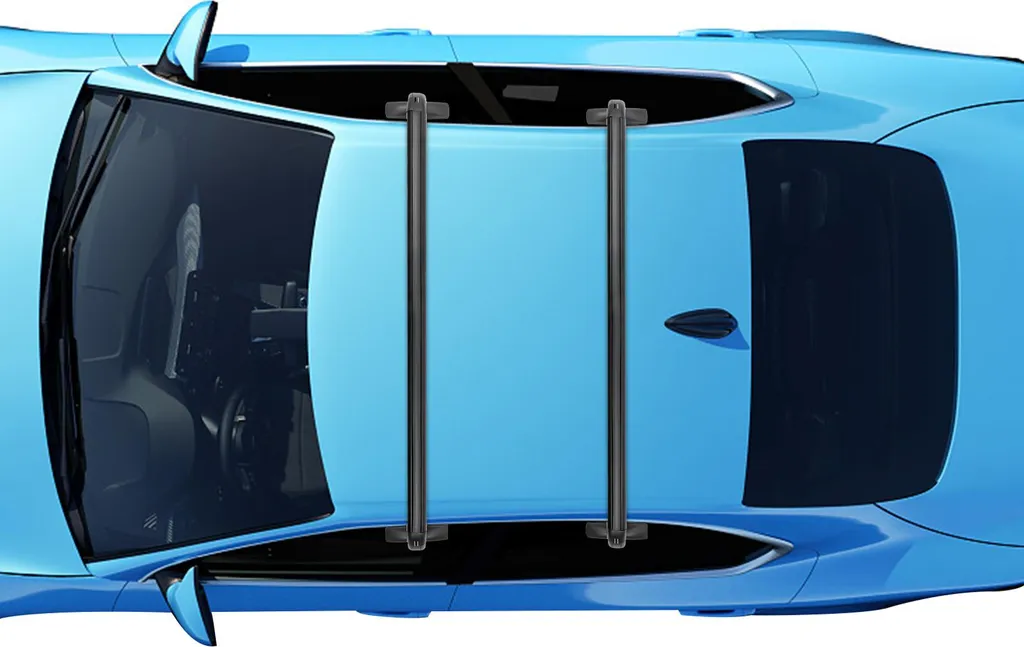 Barres de toit universelles noires : la solution pour auto 4/5 portes