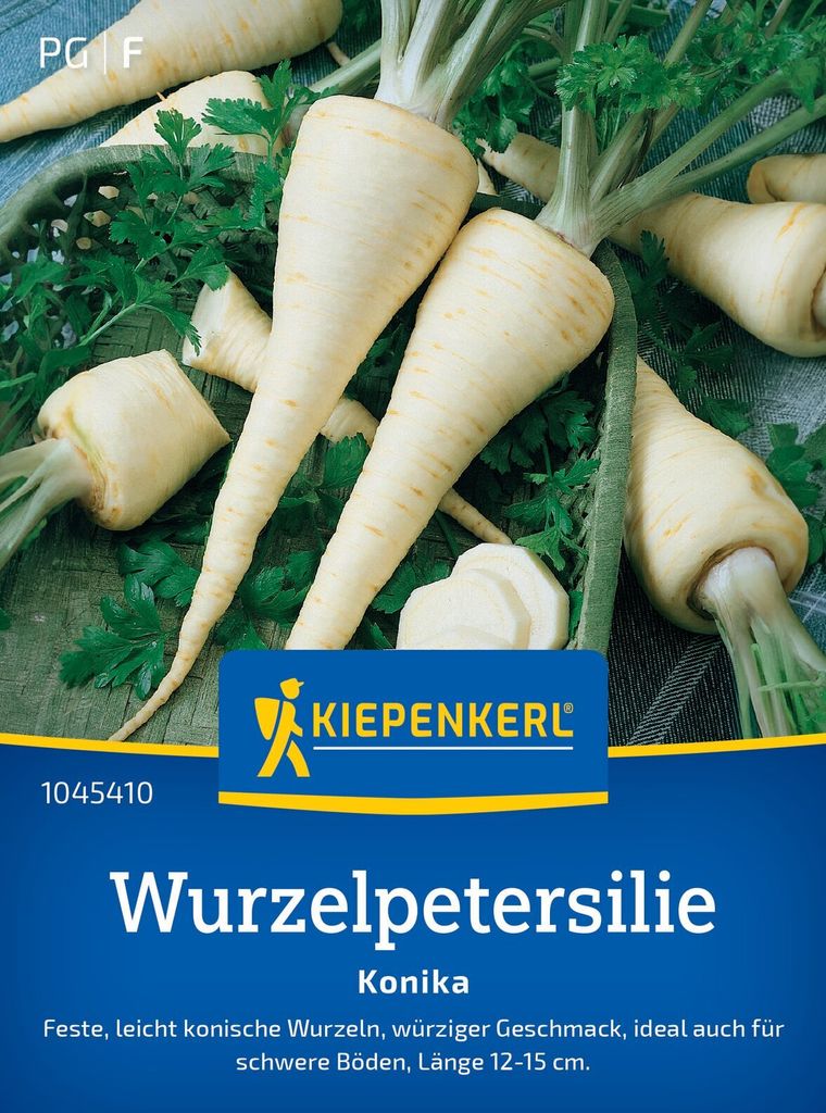 Kiepenkerl Wurzelpetersiliesamen Konika Petroselinum crispum 20-25 lfd. Meter