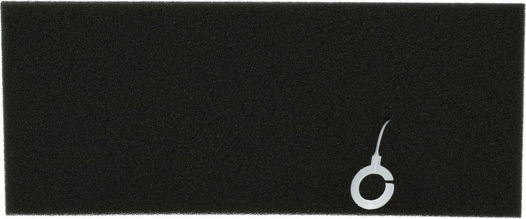 vhbw Staubsaugerfilter kompatibel mit Siemens SYNCHROPOWER BAG & BAGLESS 2500 W VS06G251GB09 Staubsauger - Schaumstofffilter Schwarz