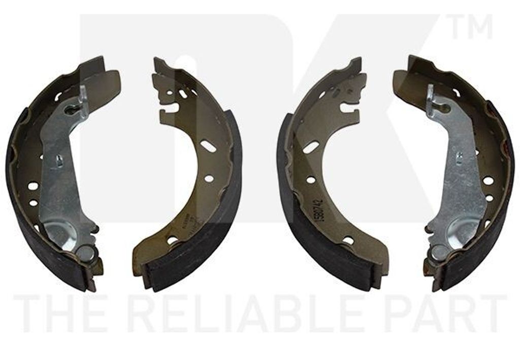 NK Bremsbackensatz 2725587 für FORD Fiesta Mk4 Schrägheck (JAS JBS) 203 2mm