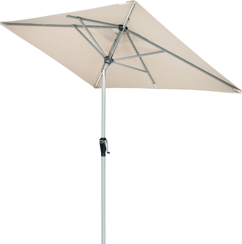 Doppler Active Auto Tilt 200 x 300 cm Sonnenschirm 5 Farben Mittelmastschirm 461437 820 Natur