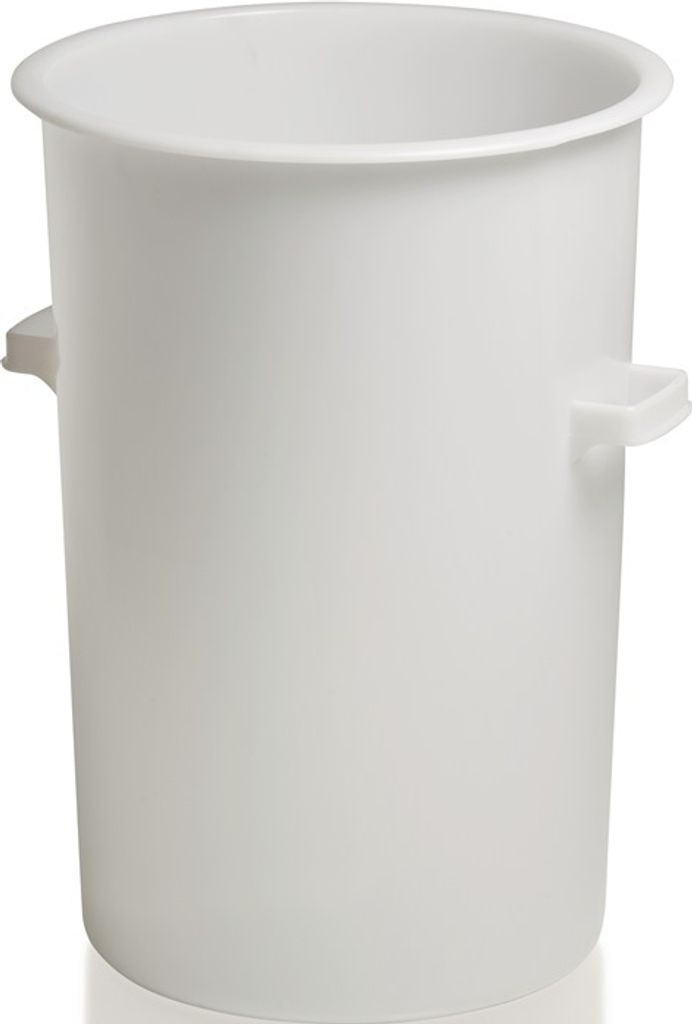 CRAEMER Kunststoffbehälter rd.110l HD-PE weiß D515xH733mm m.Außengriff - 81061100