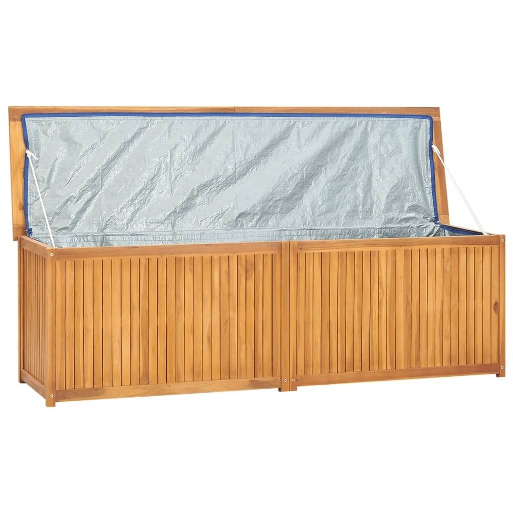 vidaXL Skrzynia ogrodowa 175x50x55 cm z litego drewna Zdjęcie produktu 4
