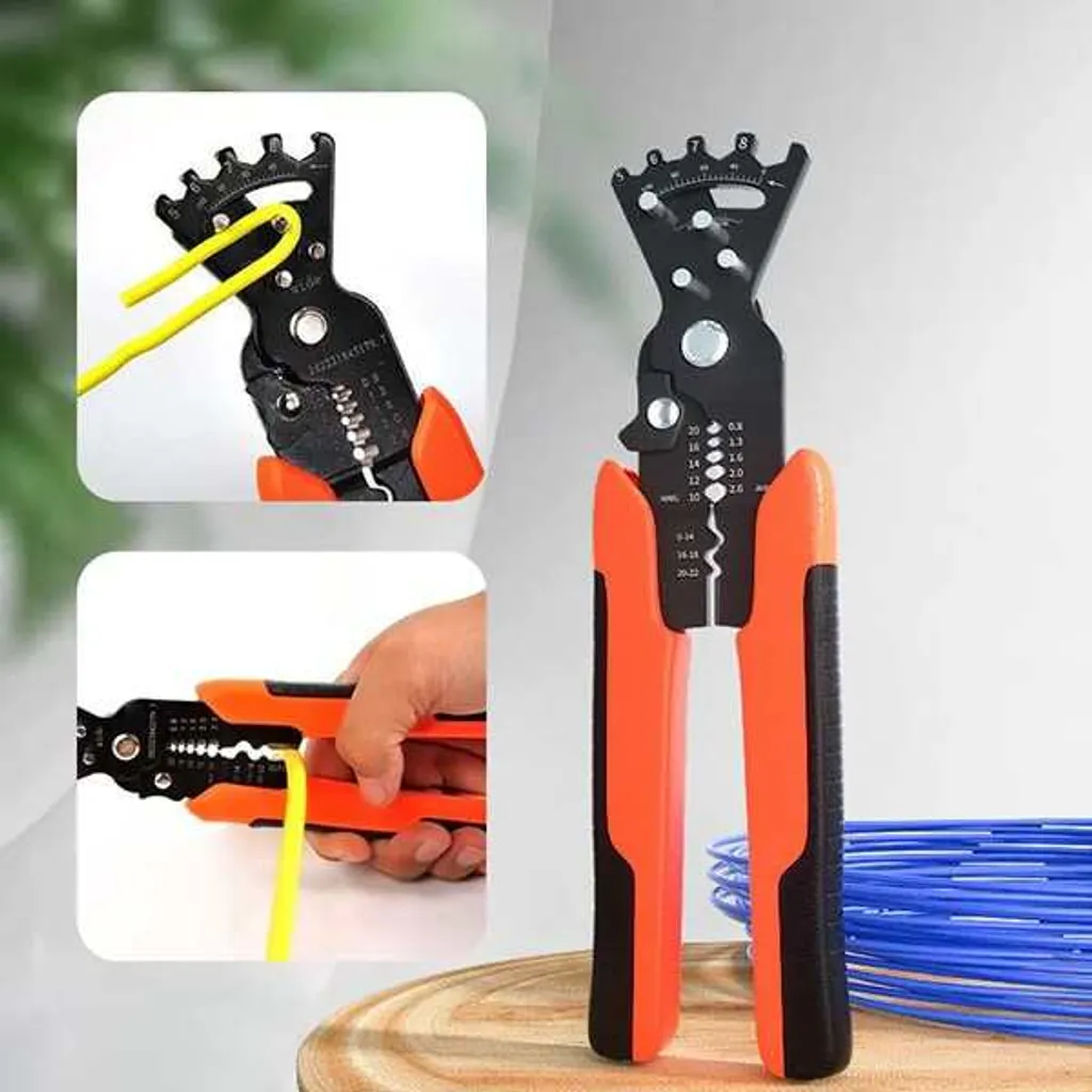 Spelafili Multifunzionale 5 in 1 WIRECLA: Pinza Professionale 10-24 AWG