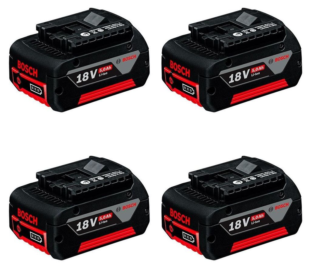 Pack de 4 baterías BOSCH GBA (18V - 5,0 Ah) Imagen del producto 