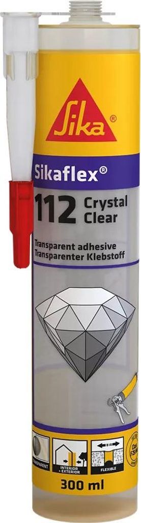 SIKA Sikaflex Crystal Clear Universalkleber 290 g transparent