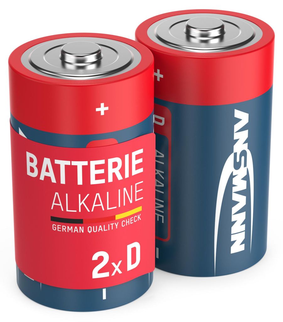 2x ANSMANN Alkaline Batterie Mono D 1,5V – LR20 MN1300 Produktbild 