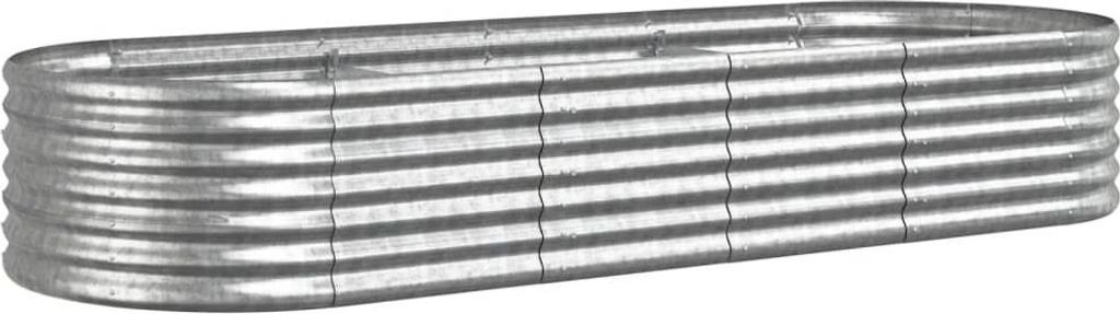 vidaXL Pozinkovaná ocelová vyvýšená postel 224x80x36 cm Obrázek produktu 
