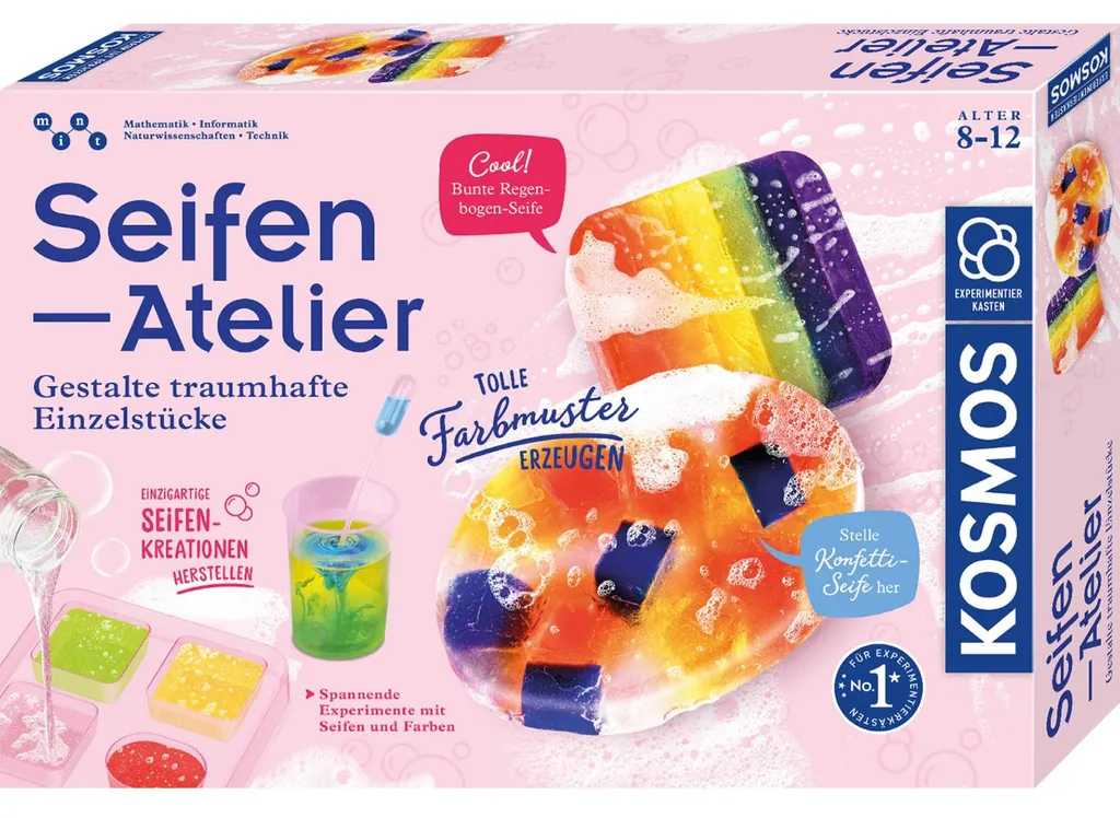 Coffret scientifique Atelier de savon Kosmos : fabriquez vos savons
