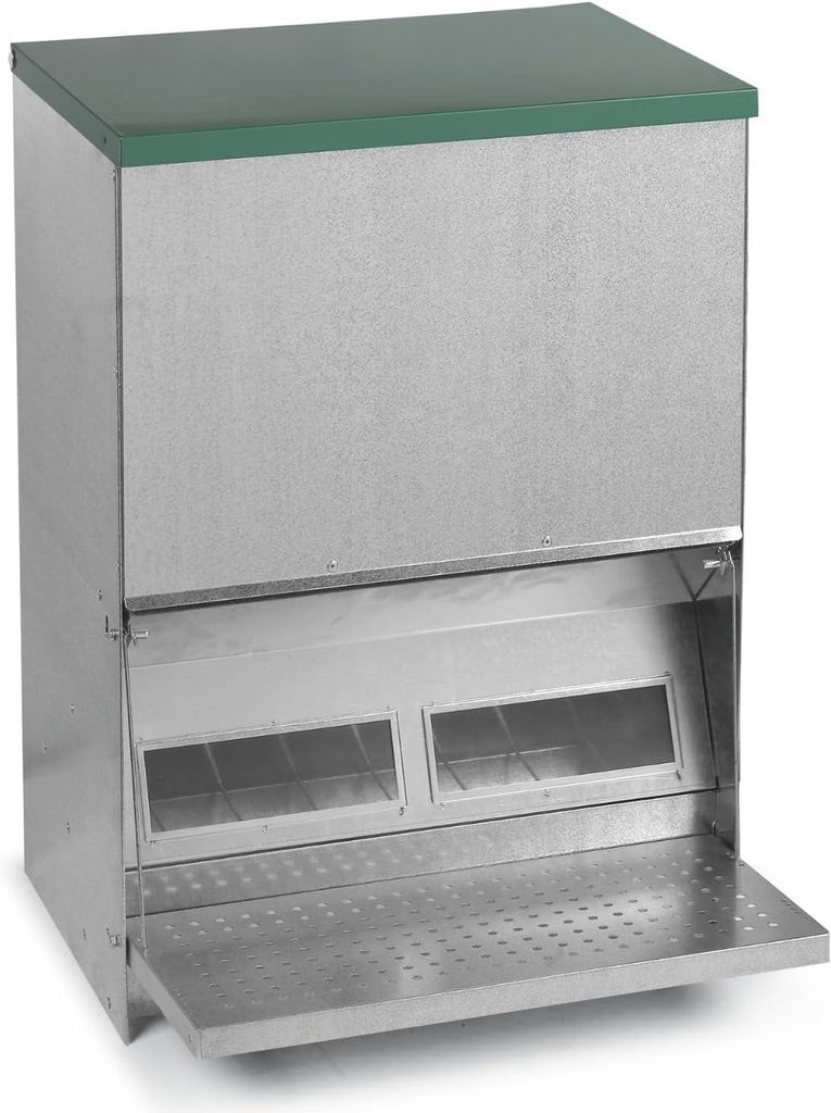 Agrarzone Geflügel Futterautomat mit Trittklappe 40 kg Produktbild 