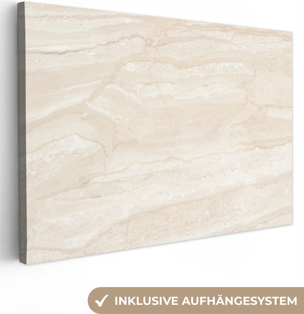 OneMillionCanvasses® - Leinwandbilder - 140x90 cm, Marmor - Produktbild 