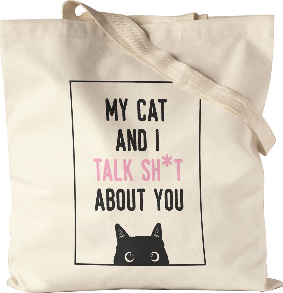My Cat and I Jutebeutel Katzenliebhaber Cat-Mom witzig Haustier lustig Cat-Fans