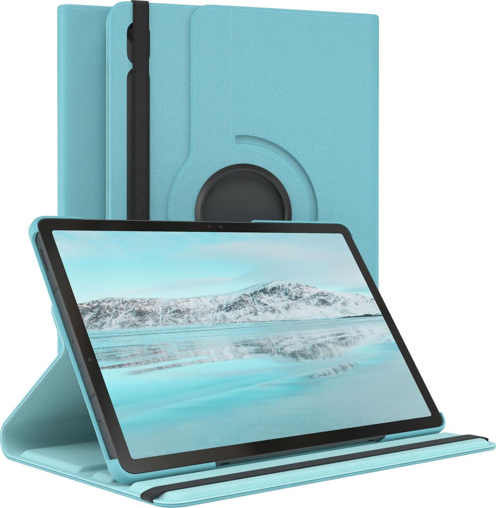 EAZY CASE - Tablet Hülle für Samsung Galaxy Tab S10 Lite Schutzhülle, Tablet Case 360° drehbar in Blau