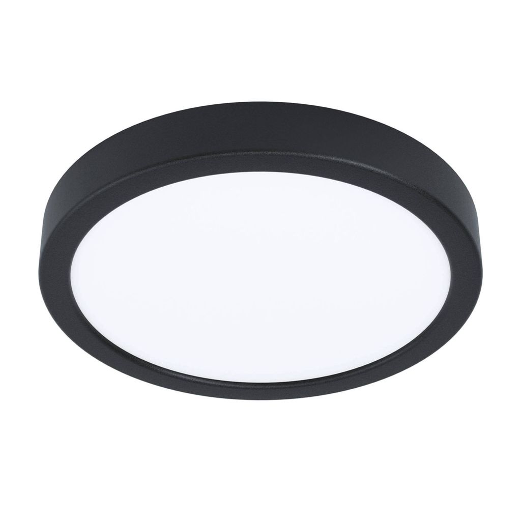 Eglo LED Panneau de plafond apparent Fueva 5 noir Ø21cm Image du produit 