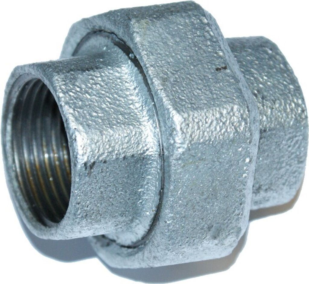 Verschraubung Ø 3/4 Zoll IG/IG flach dichtend verzinkt